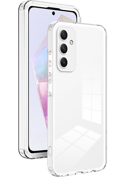 Samsung Galaxy A35 5g Tpu+Pc Kılıfı Anti-Drop Koruyucu Şeffaf Telefon Kılıfı (Yurt Dışından)
