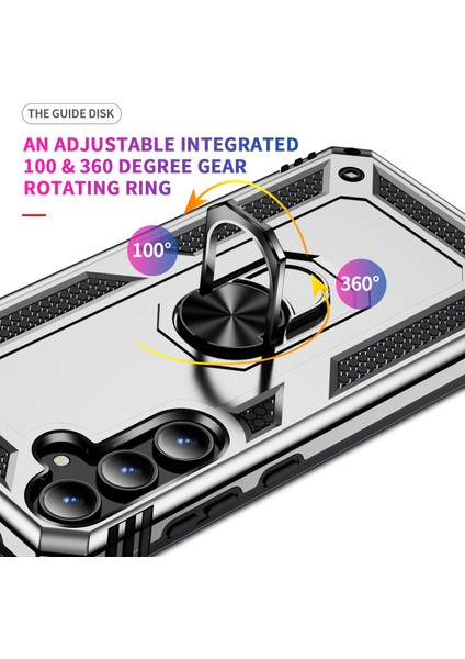 Samsung Galaxy A35 5g Yüzüklü Kickstand Tpu+Pc Düşmeye Dayanıklı Arka Kapak (Yurt Dışından) fiyatları