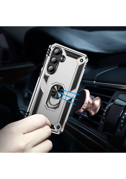 Samsung Galaxy A35 5g Yüzüklü Kickstand Tpu+Pc Düşmeye Dayanıklı Arka Kapak (Yurt Dışından) fırsatları