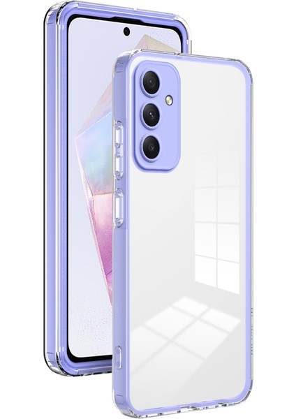 Samsung Galaxy A35 5g Tpu+Pc Kılıfı Anti-Drop Koruyucu Şeffaf Telefon Kılıfı (Yurt Dışından)