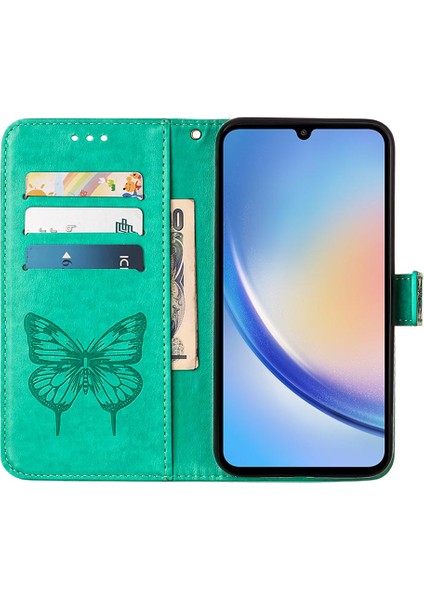 Samsung Galaxy A35 5g Cüzdan Telefon Kılıfı Kelebek Baskılı (Yurt Dışından)