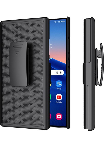 Samsung Galaxy S24 Ultra Kickstand Kılıfı Pc + Tpu Kapaklı Telefon Kılıfı Klipsli (Yurt Dışından) fiyatları