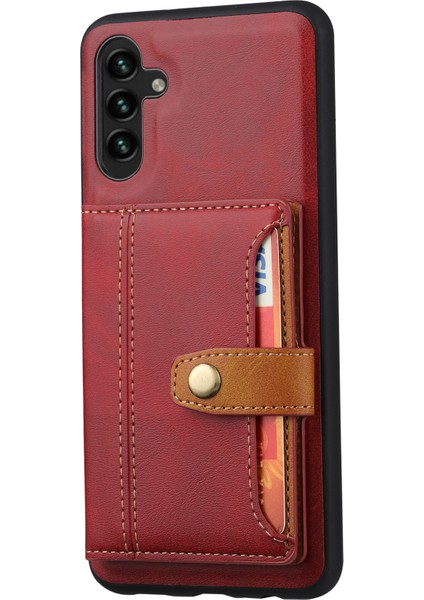 Samsung Galaxy A35 5g Pu Deri+Tpu Kickstand Kapak (Yurt Dışından)