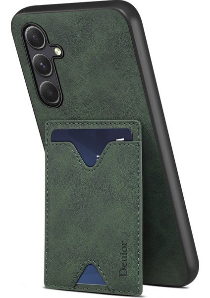 Samsung Galaxy A55 5g Kart Yuvası Deri Kaplamalı Tpu Telefon Kapağı (Yurt Dışından) modelleri