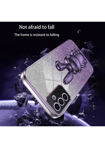 Samsung Galaxy A35 5g Kickstand Glitter Arka Kabuk Telefon Kılıfı (Yurt Dışından) indirimleri