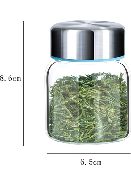 Çok Amaçlı Cam Kavanozlar Geçirmez Şeker Için Taşınabilir 150ML (Yurt Dışından)