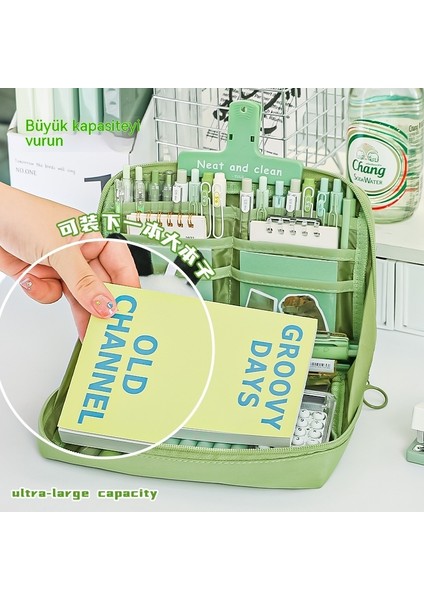 Erkekler ve Kızlar Için 12 Katmanlı Panda Büyük Kapasiteli Kalem Kutusu, Yüksek Değerli Kırtasiye Kalem Kutusu (Yurt Dışından) fırsatları