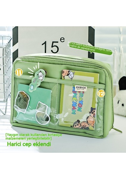 Erkekler ve Kızlar Için 12 Katmanlı Panda Büyük Kapasiteli Kalem Kutusu, Yüksek Değerli Kırtasiye Kalem Kutusu (Yurt Dışından) indirimleri