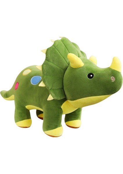 Triceratops Dinozor Peluş Bebek Yaratıcı Peluş Oyuncak Yastık Sevimli Pençe Makinesi Bebek Bebek (Yurt Dışından)