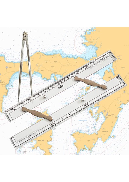 Tekne Paralel Cetvel & Krom Pergel Set