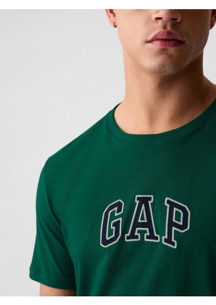 Erkek Yeşil Gap Logo T-Shirt