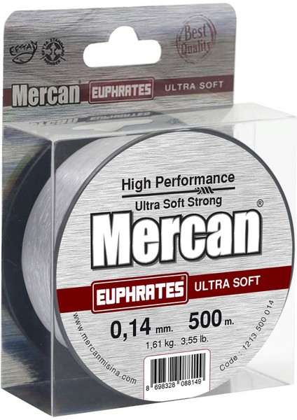 Euphrates Ultra Soft Şeffaf (500 M) Makara Misina