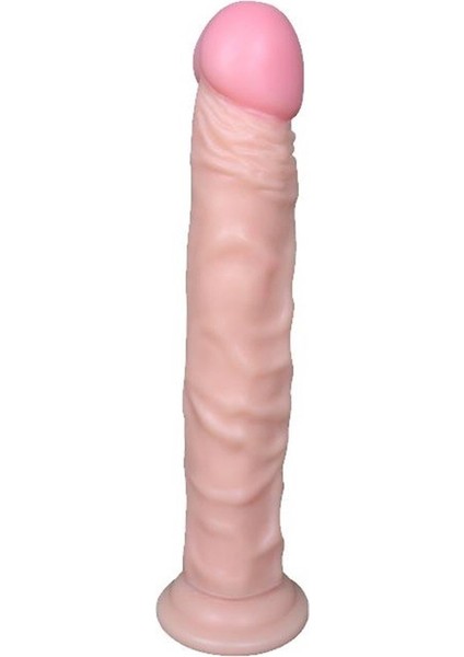 Pridex Medikal 24 cm Uzunluğunda Esnek Damarlı Kemerli Realistik Dildo Penis