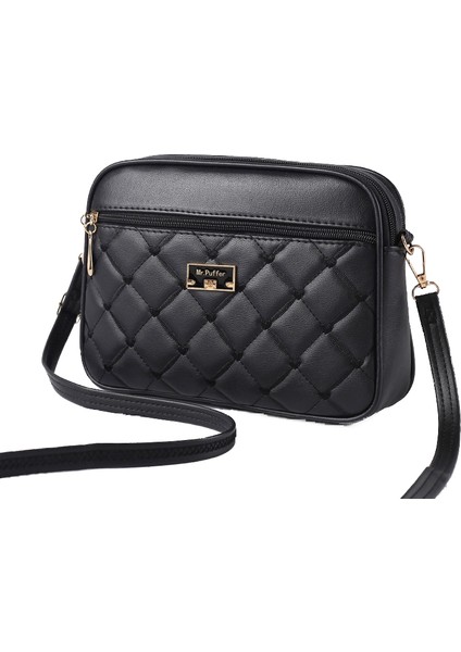 Trendy Kadın Çantası Çanta Elmas Pu Crossbody Çanta Yüzlerce Küçük Çanta Bayan Omuz Küçük Kare Çanta (Yurt Dışından)