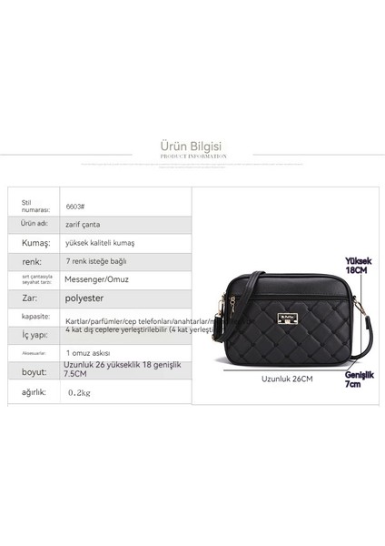 Trendy Kadın Çantası Çanta Elmas Pu Crossbody Çanta Yüzlerce Küçük Çanta Bayan Omuz Küçük Kare Çanta (Yurt Dışından) fiyatları