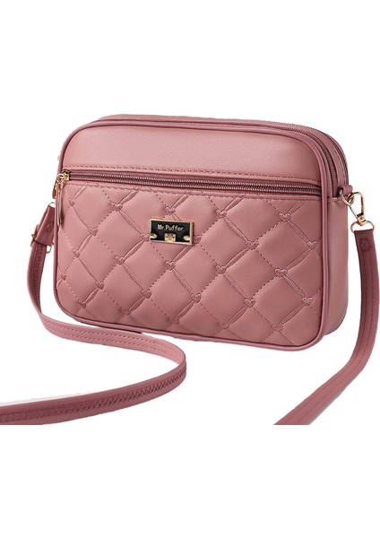 Trendy Kadın Çantası Çanta Elmas Pu Crossbody Çanta Yüzlerce Küçük Çanta Bayan Omuz Küçük Kare Çanta (Yurt Dışından)