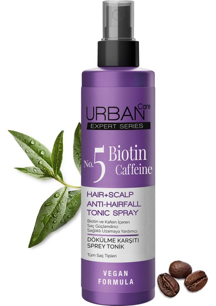 URBAN Care Expert Serisi Biotin ve Kafein  Saç Toniği-Hızlı Uzamaya -200 ML