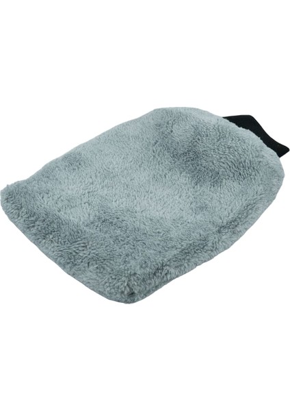 Mikrofiber Araba Araç Oto Yıkama Eldiveni Yıkama Eldiven Gri Oto Detailing