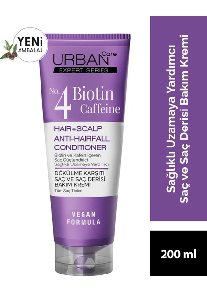 URBAN Care Expert Biotin & Kafein Saç Derisi Kremi 200 ml - vegan