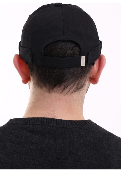 Ayarlanabilir Cırt Cırtlı Erkek Bere Takke - Siyah fiyatları