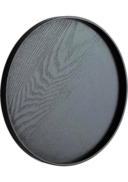 Yemek Tepsisi Doğal Ahşap Çay Tabağı Tabağı 24 cm (Yurt Dışından)