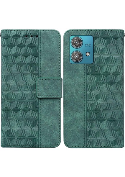 Motorola Kenar 40 Neo Geometrik Telefon Kılıfı (Yurt Dışından)