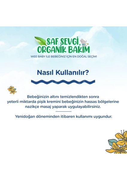 Organik Pişik Kremi 75 ml