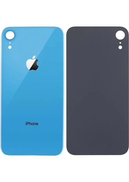 Apple iPhone Xr Servis Batarya Kapağı (Mavi)
