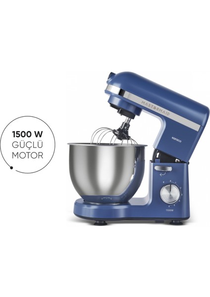 Mastermaid Chef Stand Mikser 1500W Marine Blue