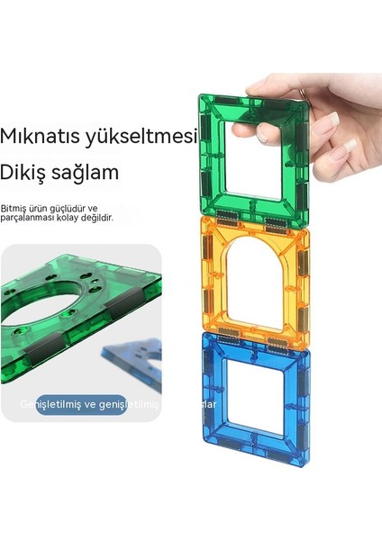 Janjon Star Renkli Pencere Parça Manyetik Parça Seti Haddeleme Topu Slayt Yapı Taşları Diy Montaj Entelektüel Gelişim Çocuk Eğitici Oyuncaklar 25 Parçalı Set (Yurt Dışından) modelleri
