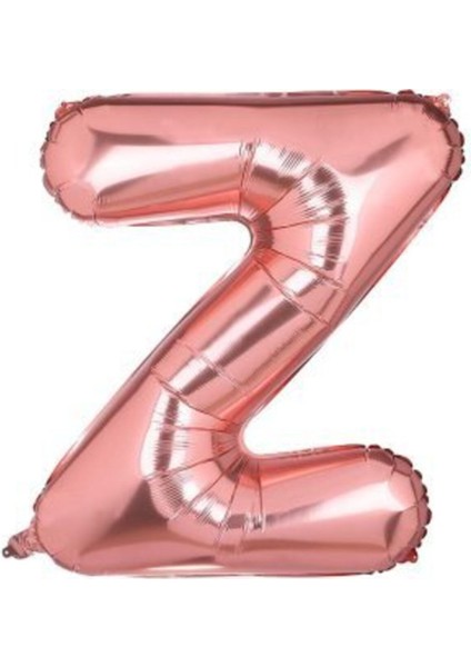 34 Inç 80 cm Rose Gold Folyo Rakam Balon Z