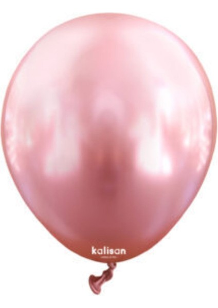 5'' 12,5 cm Krom Balon Pembe 10 Adet