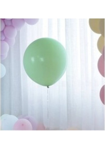 18 Inç 45 cm Makaron Jumbo Balon Mint Yeşili 1 Adet