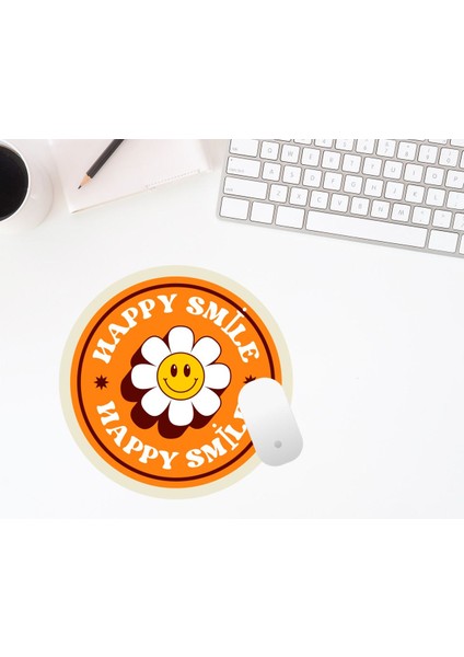 Renkli Baskılı Yuvarlak Mousepad