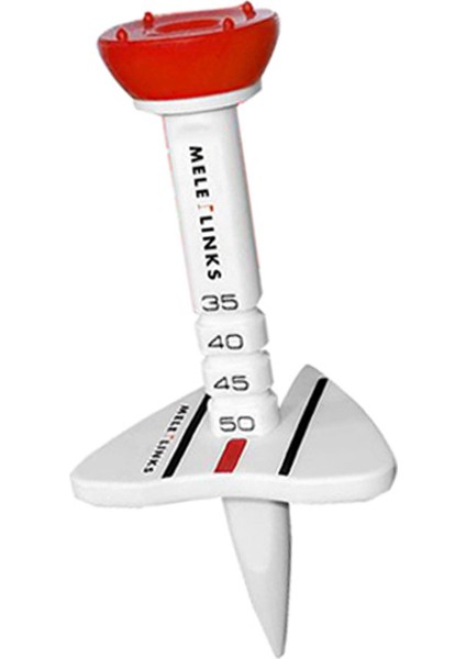 1 Ayarlanabilir Yükseklik Tee Sistemi Az Sürtünme Açık Golf Tırnak Kırmızı (Yurt Dışından)