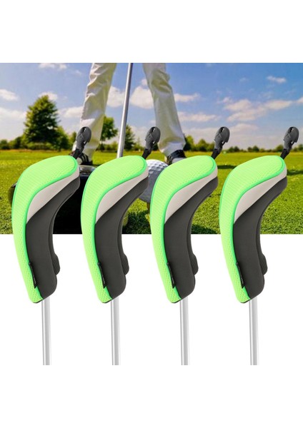 4x Naylon Golf Headsacers Mobacs Değiştirilebilir No. Cover Protecter Green (Yurt Dışından) indirimleri