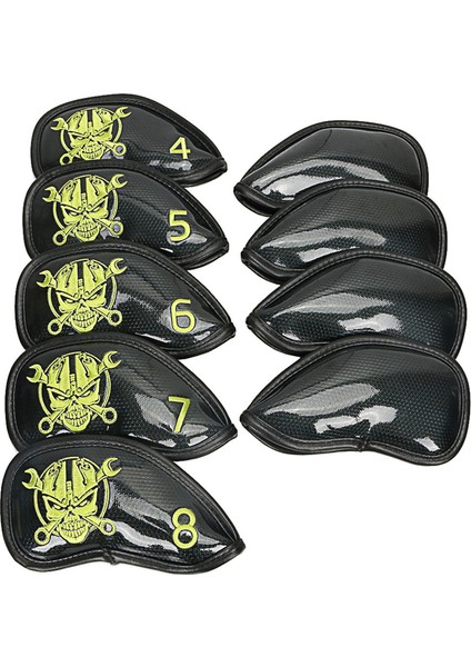 9 Paket Pu Golf Headcover Head Sarı Sarı (Yurt Dışından) indirimleri