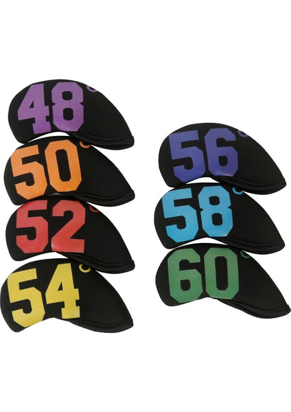 7x Golf Demir Headcover Golf Kulübü Kafa Kapağı Çok Sayıda Golfçü Hediyesi (Yurt Dışından)