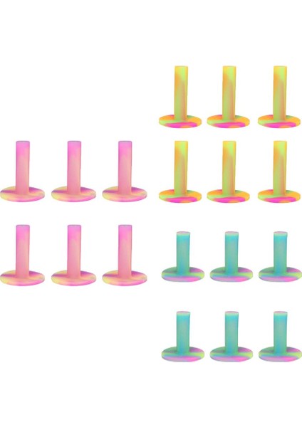 6pcs Kauçuk Golf Tees Golf Ball Tee Uygulama ve Sürüşığı Paspasları 2.1 2.6 54MM (Yurt Dışından) modelleri