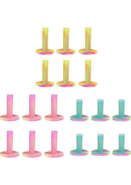 6pcs Kauçuk Golf Tees Golf Ball Tee Uygulama ve Sürüşığı Paspasları 2.1 2.6 54MM (Yurt Dışından) fırsatları