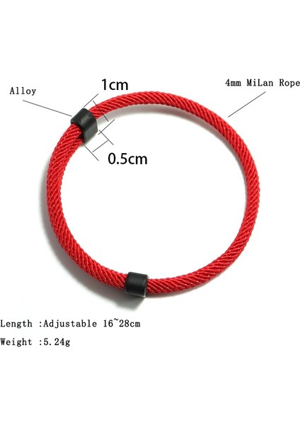 Sarı Trendy Konu Bilezik Erkek Kadın Ayarlanabilir Kırmızı Bilezik Severler Mesafe Çift Brazalete Minimalist Yoga Meditasyon Bilezik (Yurt Dışından) indirimleri