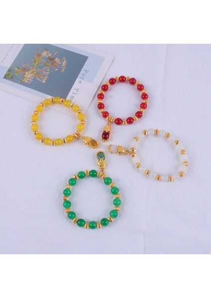 BR22Y0046-3 Çin Feng Shui Boncuk Bilezik Kadın Erkek Renkli Kristal Boncuklu Bilezikler Iyi Şanslar Getirmek Servet Pi Xiu Bileklik Takı (Yurt Dışından) fırsatları