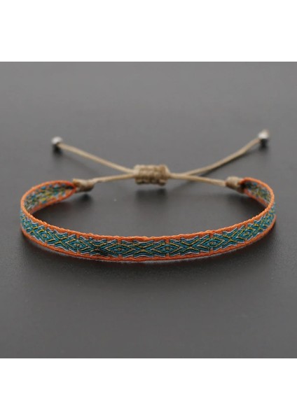 KZ-0014E Paskalya Yeni Boho El Yapımı Örgülü Bilezikler Kadınlar Için Desen Dostluk Halat Bilezik Vintage Kolombiya Örgü Takı Tekstil (Yurt Dışından) fırsatları