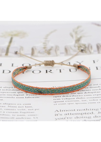 KZ-0014E Paskalya Yeni Boho El Yapımı Örgülü Bilezikler Kadınlar Için Desen Dostluk Halat Bilezik Vintage Kolombiya Örgü Takı Tekstil (Yurt Dışından) indirimleri