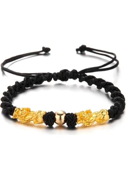 No.4 Boyutu Şanslı Feng Shui Pi Xiu Bilezik Kadın Erkek Renkli Kristal Taş Boncuklu Bilezikler Iyi Şanslar Getirmek Servet Bileklik Takı (Yurt Dışından) fırsatları