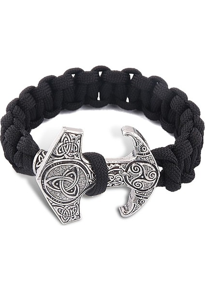 Kırmızı Iskandinav Viking Rune Bilezik Asatru Pagan Iskandinav Thor Çekiç Valknut Yggdrasil Rune Halat Bilezik Erkekler Takı Için Bilezikler (Yurt Dışından) fiyatları