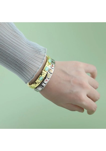 H Ha Yeni Moda Sır Çiçek Dansçılar Melek Hemşire Charm Italyan Bağlantı Fit Dıy 9mm Paslanmaz Çelik Bilezik Dıy Takı DJ571 (Yurt Dışından) modelleri