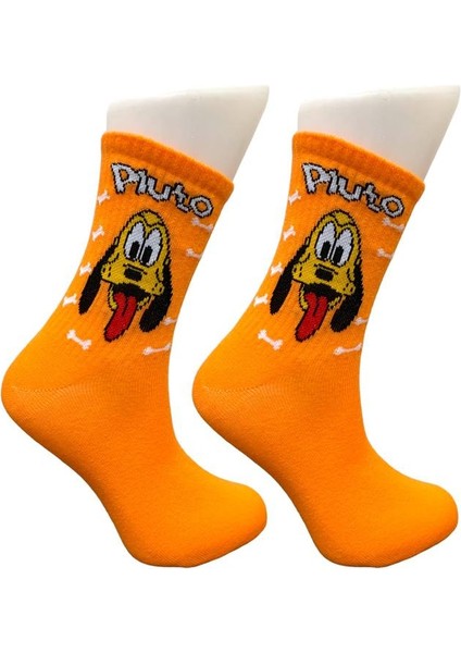 Al Bi 90Lık 3'lü Kolej Çorap Daffy Duck,tweety ve Pluto Köpek indirimleri