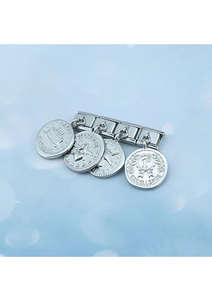 H Ha Düzensiz Daire Unicorn Kek Aşk Mezuniyet Italyan Charm Fit 9mm Bilezik Paslanmaz Çelik Takı Yapımı DJ164 (Yurt Dışından) fırsatları