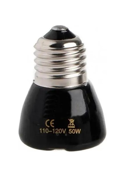 75W Tarzı Pet Isıtma Ampul E27 25W 50W 75W 100W Mini Kızılötesi Seramik Verici Isı Lamba Ampulü Siyah Sürüngen Pet Brooder Ekipmanları (Yurt Dışından)